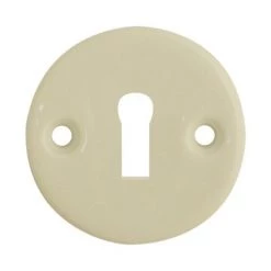 OUVRE&DECO Rosace De Fonction En Porcelaine Clé L, Poire